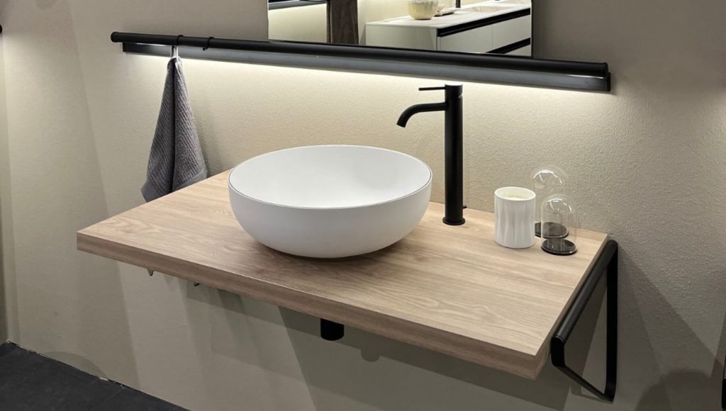 stile arredamento casa japandi lavabo design