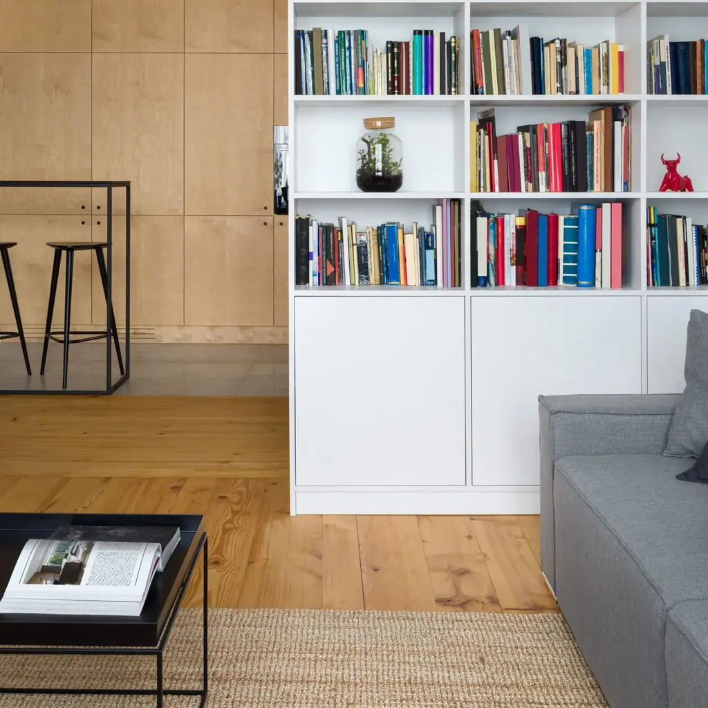 come dividere stanza in due con libreria