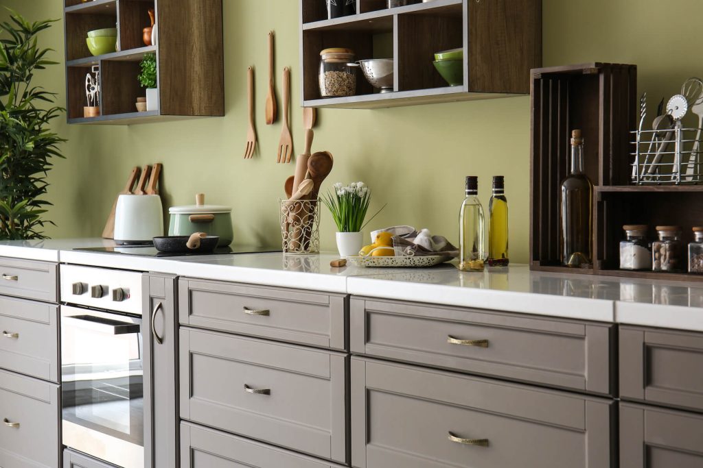 colori pareti cucina verde