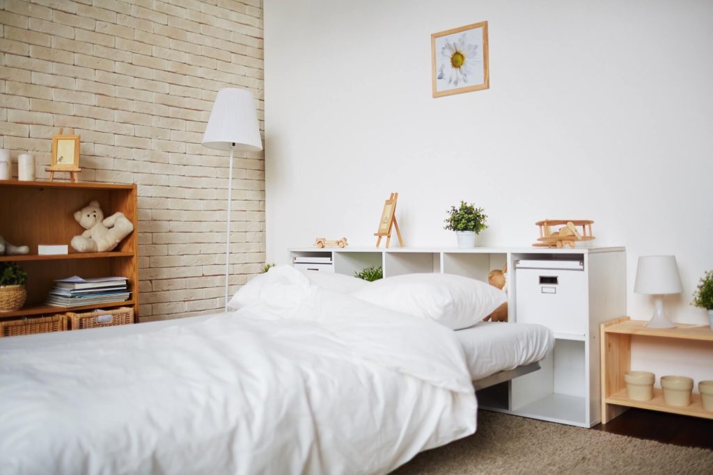 camera da letto stile nordico