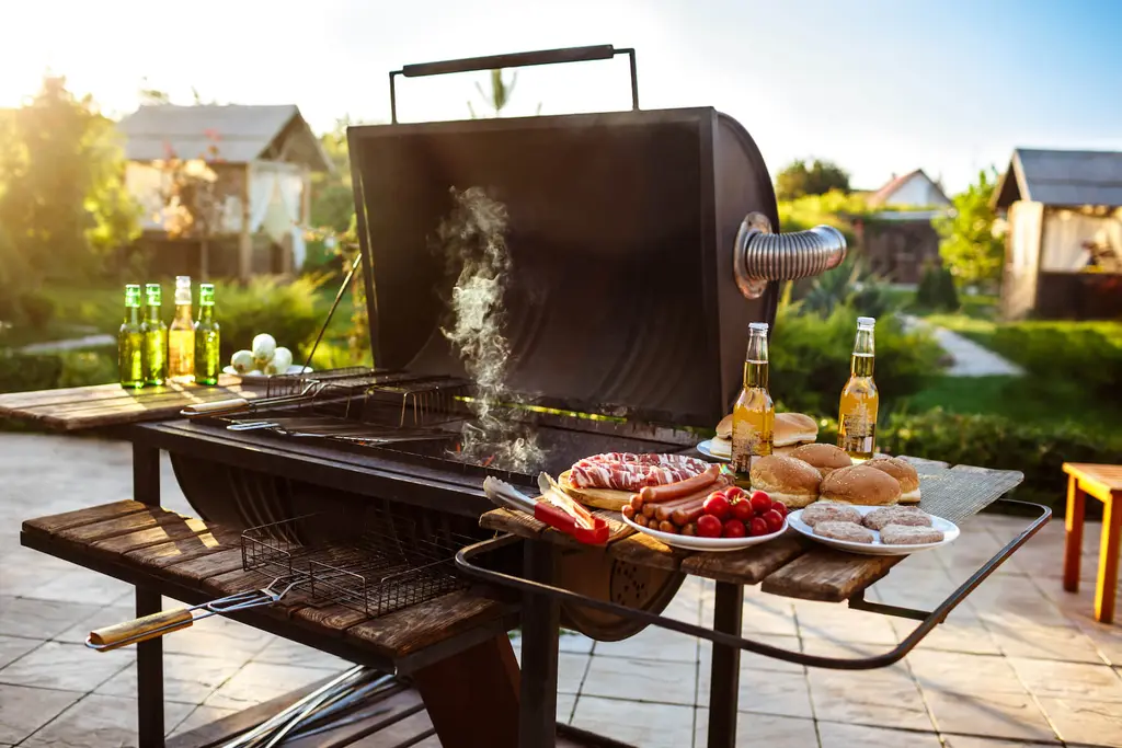 barbecue in giardino