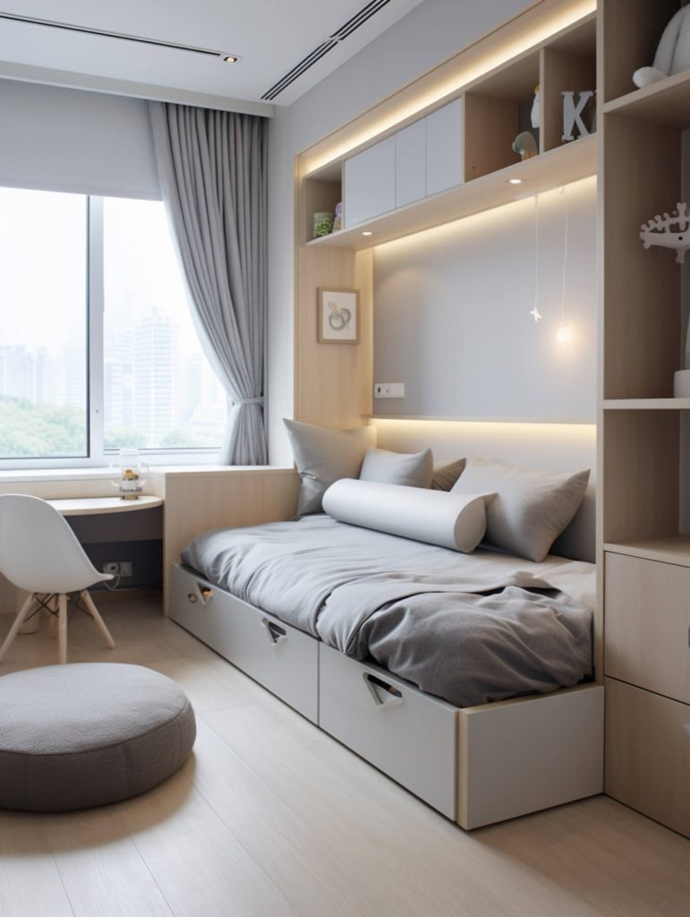 come dividere stanza in due letto a ponte