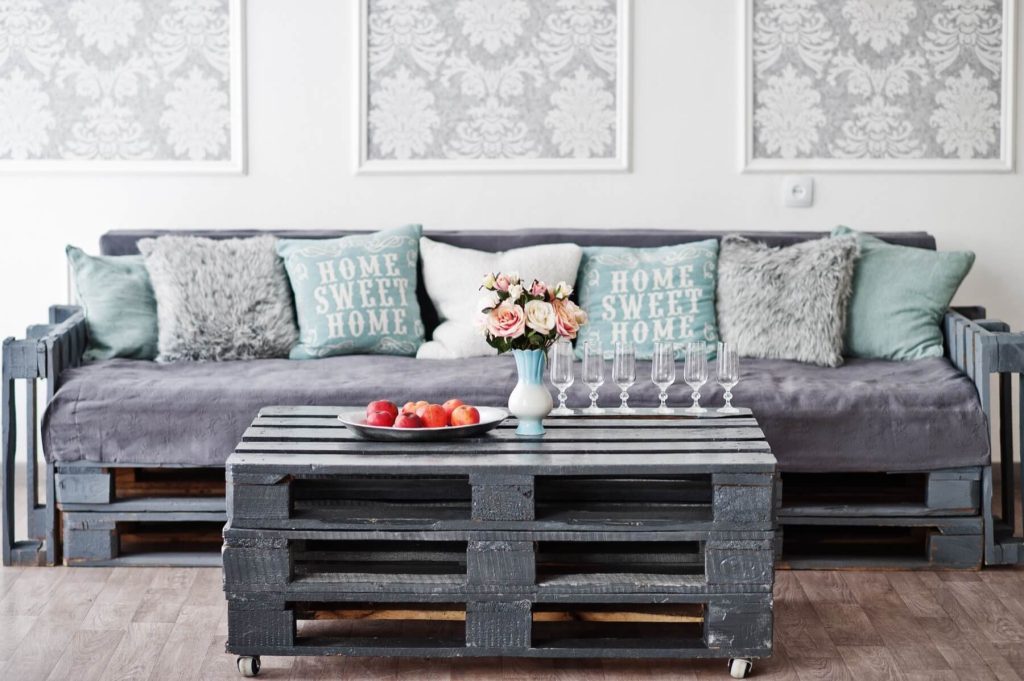 divano stile shabby chic